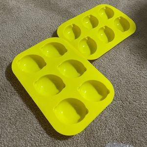 2 pack Silicone Lemon Molds